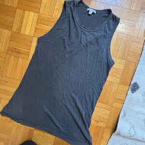 James Perse Muscle tank top grey blackish